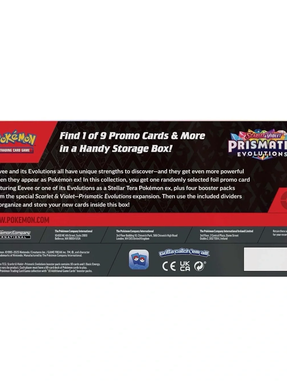 Pokemon PrismStar Evolutions‎ Surprise Box - Black, White, Yellow, Pink, Blue